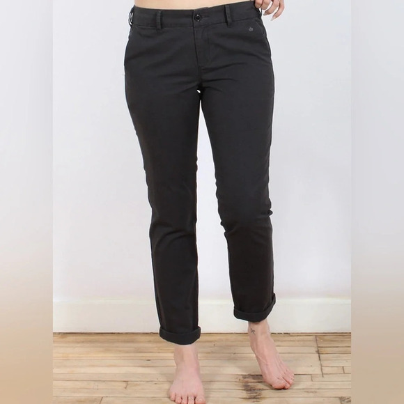 G1 Basic Goods Iconic Chino Paper Twill Mustard cotton pants, size 2 - Picture 2 of 13